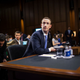 Facebook co-founder, Chairman, and CEO Mark Zuckerberg testifies before a combined Senate Judiciary and Commerce committee hearing in the Hart Senate Office Building on Capitol Hill on April 10, 2018, in Washington, DC.